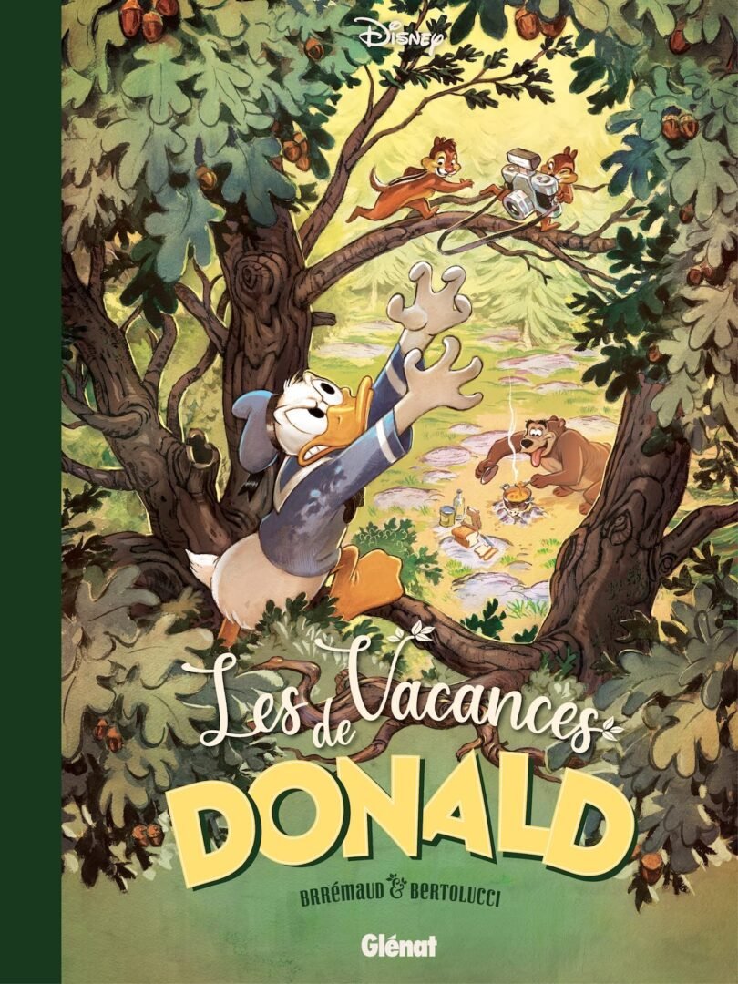 Recensione di Le Vacanze di Donald, cover del graphic novel francese pubblicato da Panini Comics