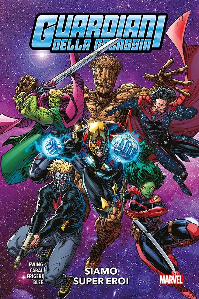 Cover del fumetto Guardiani della Galassia: Siamo Super Eroi  edito da Panini Comics